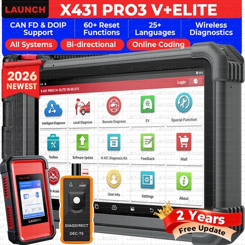 Launch x431 pro3s elite pro5 - x431, pro3s+