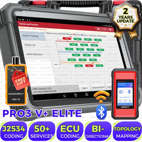 Launch x431 pro3s elite - pro3s+, pro5