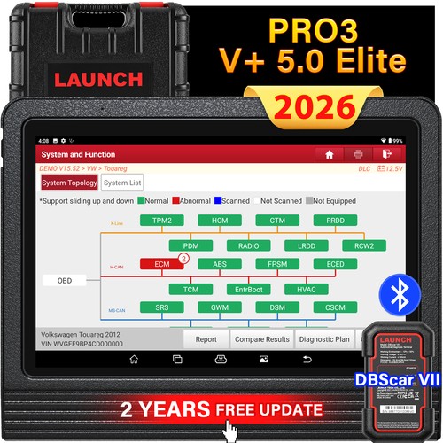 Launch x431 pro3s 0 - 5.0, elite
