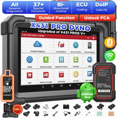 Launch x431 pro - dyno, tt