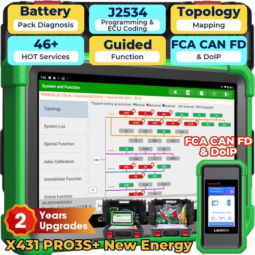 2026 launch x431 - pro3s+, ev